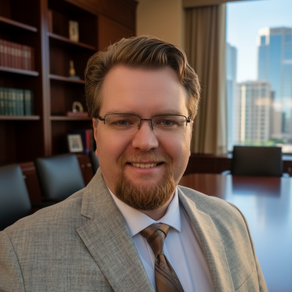 Professional headshot of Ehren Schlueter, President of Logixr Corp